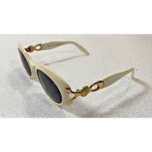 Burberrys by Safilo 130 B Cream Oval Sunglasses Made in Italy Women’s